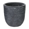 Bloempot Utah Egg - D39 X H38cm - Donkergrijs -Groen Verkoop utah egg pot graphite d39h38 bloempot 1 4
