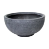 Plantenschaal Utah - D44 X H21cm - Donkergrijs 1 Plantenschaal Utah - D44 X H21cm - Donkergrijs -Groen Verkoop utah round bowl graphite d44h21 schaal 1 4