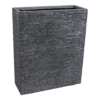 Plantenbak Utah Terras - L60 X B23 X H72cm - Donkergrijs