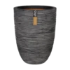 Capi Bloempot Nature Elegant Rib NL - D46 X H58cm - Antraciet