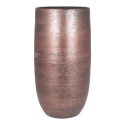 Bloempot Mira Hoog - D26 X H50cm - Koper