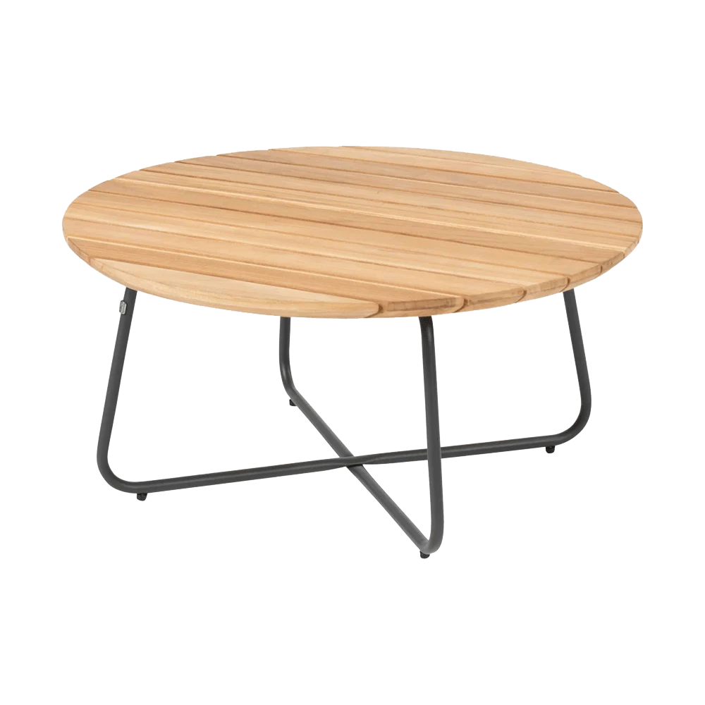 Verdi Coffee Tafel - U00f8 73 Cm - Natural Teak 4 Verdi Coffee Tafel - U00f8 73 Cm - Natural Teak - Afbeelding 2