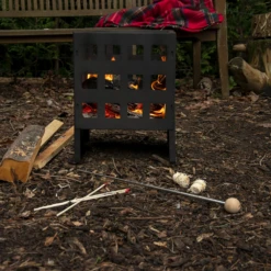 Vuurkorf Vierkant - Fancy Flames 11 Vuurkorf Vierkant - Fancy Flames -Groen Verkoop vuurkorf vierkant fancy flames 5